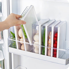 Plastic Fridge Storage Box - Fruit & Veg Fresh Container