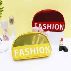 Mesh Cosmetic Pouch Zipper Makeup Bag