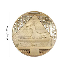 Egyptian Death Protector Treasure Coin Collectible Gift