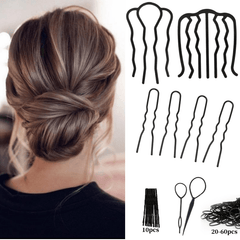 6pcs Hair Side Comb Women Hair Styling Accessories Invisible Hair Fork Pin