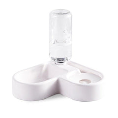 Multifunctional Pet Bowl with Automatic Water Bottle for Dogs and Cats