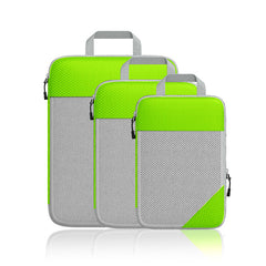 Compression Packing Cubes 3 Pcs Travel Luggage Organizer Accessories