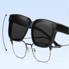 Mirror Set Sunglasses for Women and Men, Summer Sun Protection Glasses