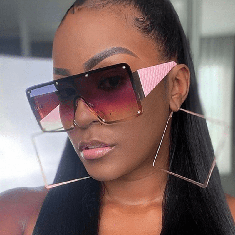 Y2K Square Gradient Sunglasses UV400 Sun Shades