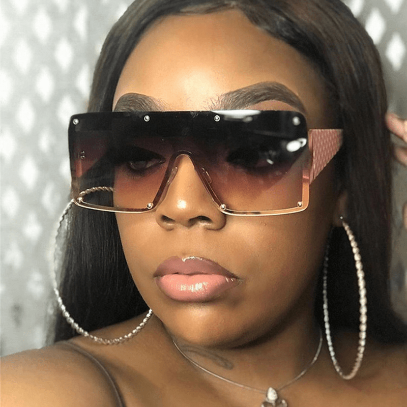 Y2K Square Gradient Sunglasses UV400 Sun Shades