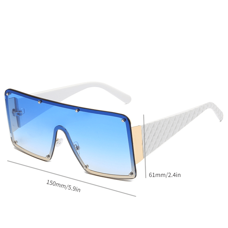 Y2K Square Gradient Sunglasses UV400 Sun Shades