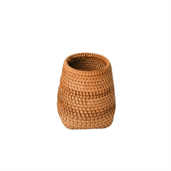 Rattan Makeup Brush Pen Holder Household Stationery Storage