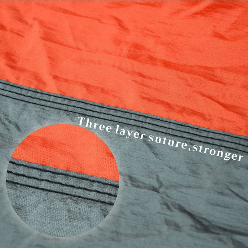 Lightweight Double Nylon Camping Hammock with Hanging Straps