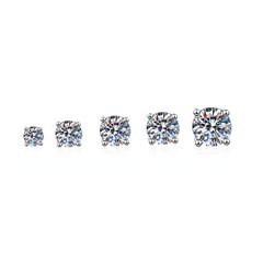 Shining Zirconia Men's Stud Earrings