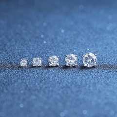 Shining Zirconia Men's Stud Earrings