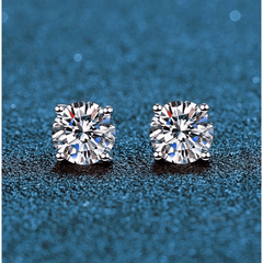 Shining Zirconia Men's Stud Earrings
