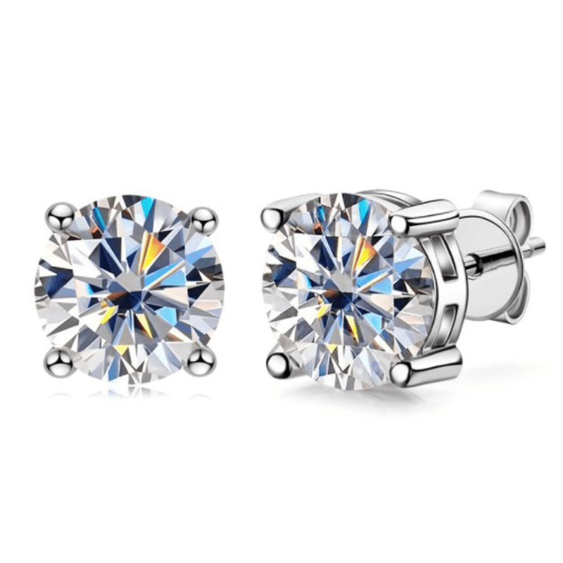 Shining Zirconia Men's Stud Earrings