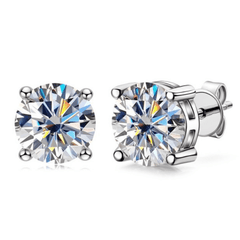 Shining Zirconia Men's Stud Earrings