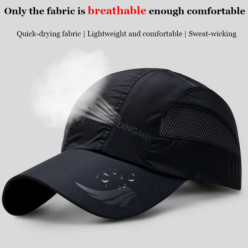 Adjustable Unisex Running Baseball Cap Quick Drying Sun Hat