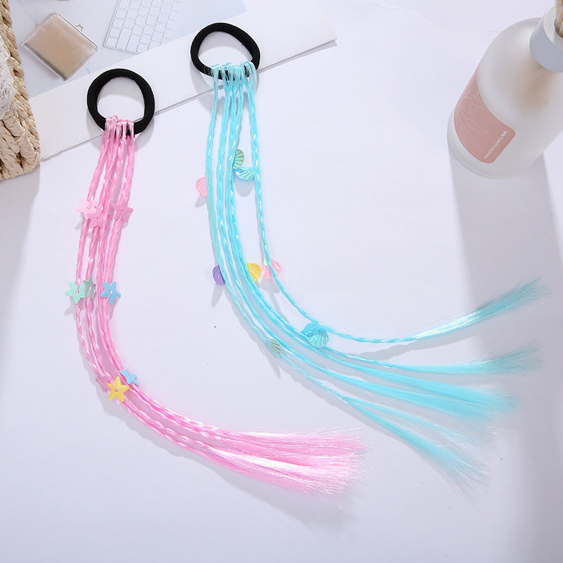 Children's Colorful Wig Headdress for Girls