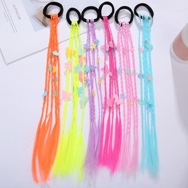 Children's Colorful Wig Headdress for Girls