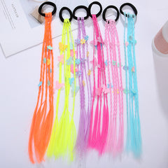 Children's Colorful Wig Headdress for Girls