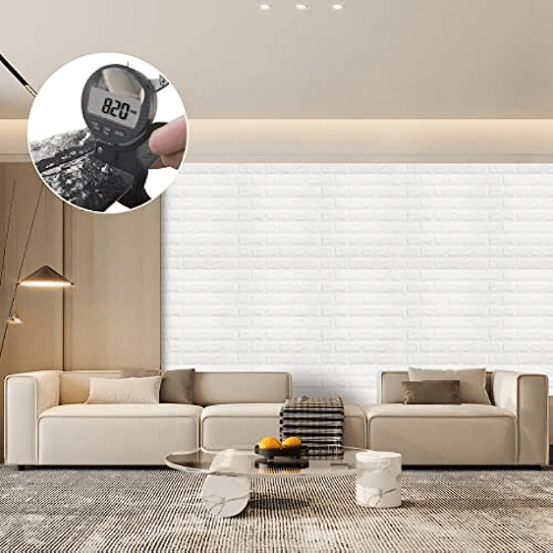 10pcs 3D Wall Stickers Self Adhesive Waterproof for Living Room Bathroom Kitchen