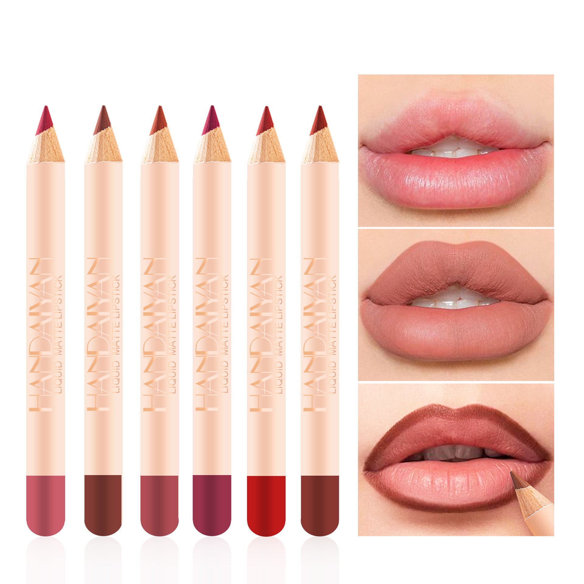 12 Pcs Lipstick Pencil Long Lasting Matte Lip Liner Pen Set