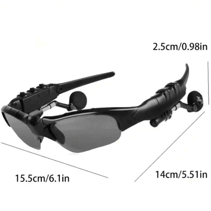 Men's Wireless Glasses Music Calling Smart Earphones Sunglasses