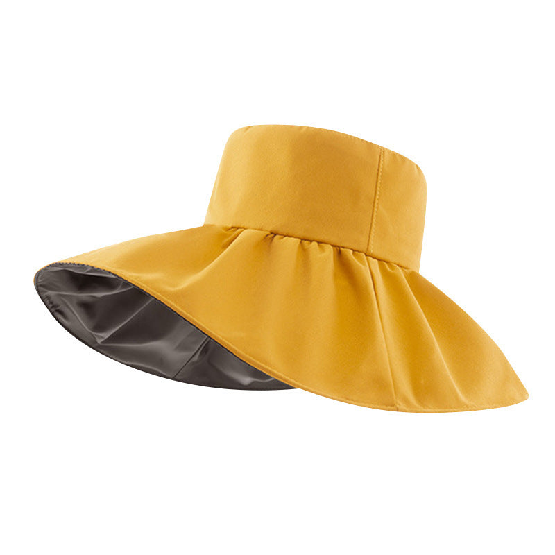 Unisex Sunshade Bucket Hat Double-sided Sun Hat