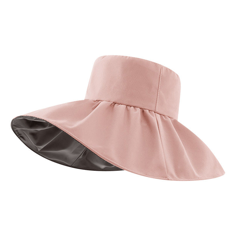 Unisex Sunshade Bucket Hat Double-sided Sun Hat