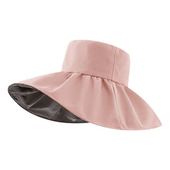 Unisex Sunshade Bucket Hat Double-sided Sun Hat