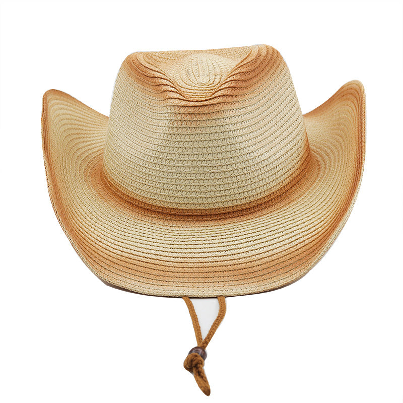 Cowboy Straw Hat Western Outdoor Sports Mountaineering Top Hat
