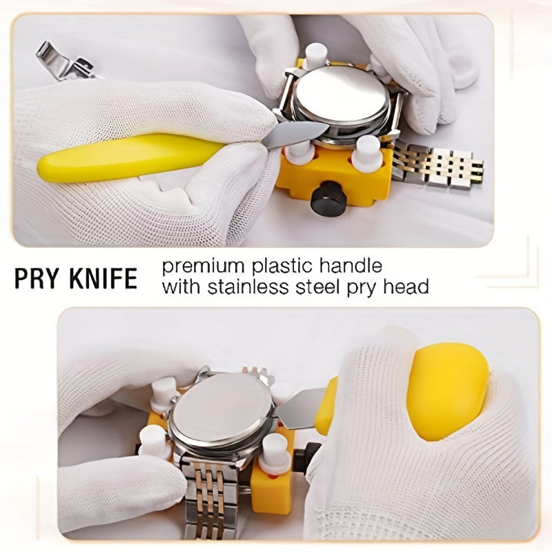 8pcs Watch Repair Kit Removal and Replacement Tool for Opening Back of Watch