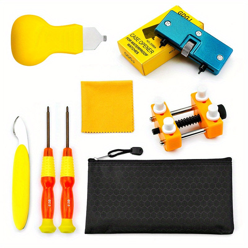 8pcs Watch Repair Kit Removal and Replacement Tool for Opening Back of Watch