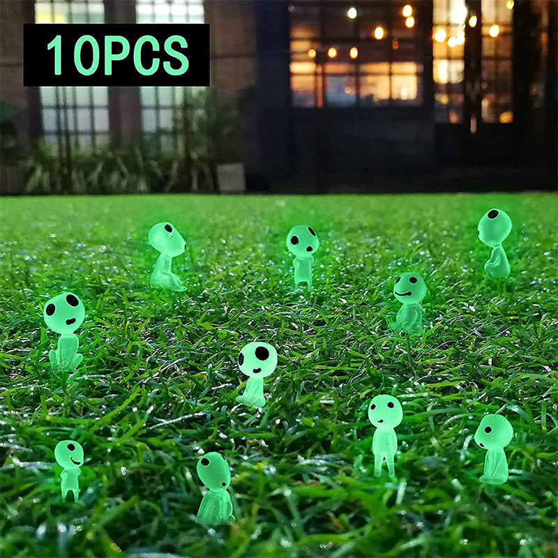 10pcs Glowing Tree Spirits for Outdoor Garden Decor