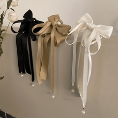 Pearl Tassel Hair Claw Clip for Women