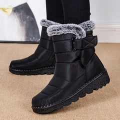 Women's Winter Fleece Snow Boots Fur Lined Warm Ankle Boots