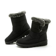 Women's Winter Fleece Snow Boots Fur Lined Warm Ankle Boots