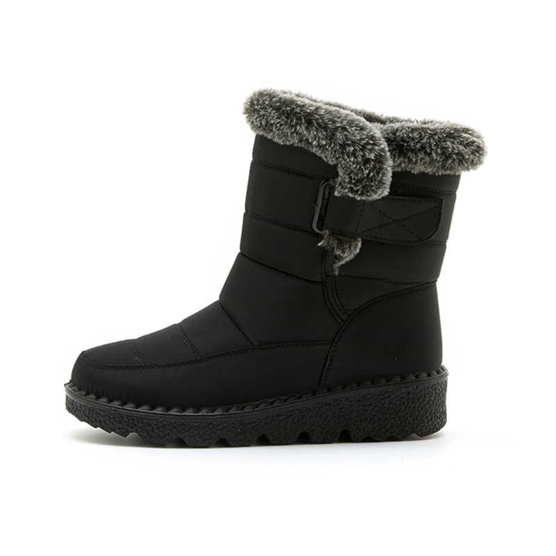 Women's Winter Fleece Snow Boots Fur Lined Warm Ankle Boots