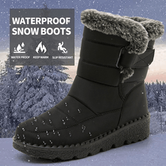 Women's Winter Fleece Snow Boots Fur Lined Warm Ankle Boots