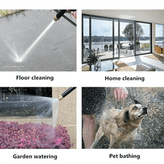High Pressure Water Hose Nozzle Long Spray Nozzle Garden Washer