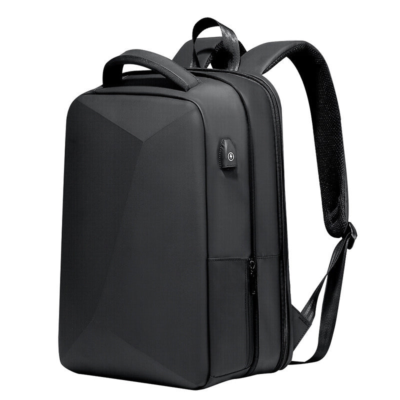 Casual Expandable Backpack 40 Laptop Bag Waterproof with Lock & USB Port