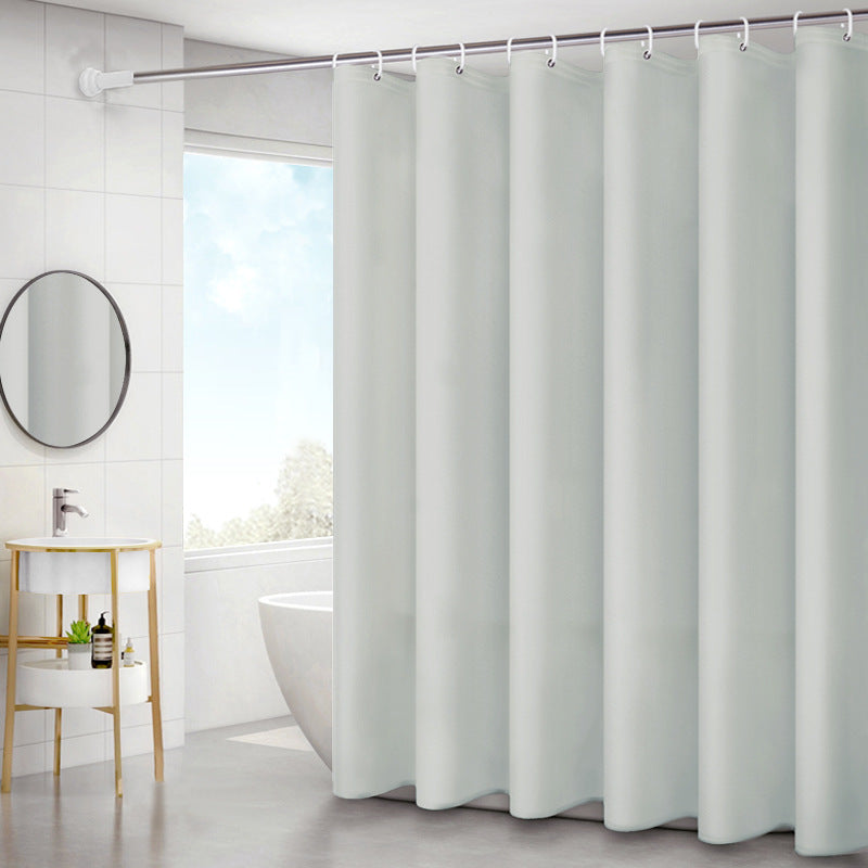 Peva Plain Thickened Bath Curtain Waterproof Shower Curtain