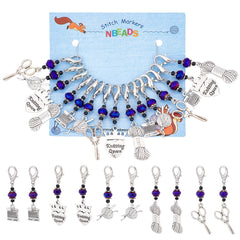 15Pcs Knitting Stitch Markers Lobster Clasp Removable for Knitting Weaving