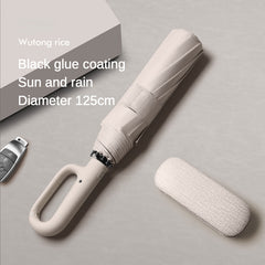 Automatic Folding Windproof Waterproof Umbrella with Reinforced Ribs