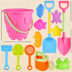 Beach Toys Set for Kids - 10pcs/13pcs Water & Sand Play with Shovel & Bucket
