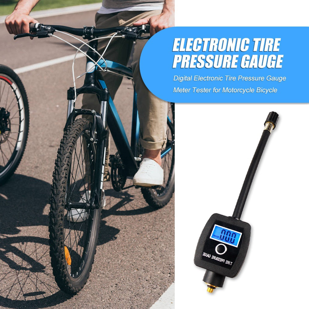 Mini Digital Tire Pressure Gauge for Motorcycle Bicycle Tire Repair