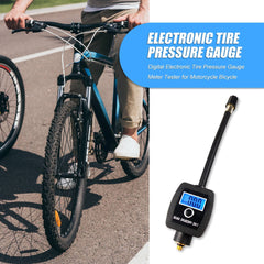 Mini Digital Tire Pressure Gauge for Motorcycle Bicycle Tire Repair