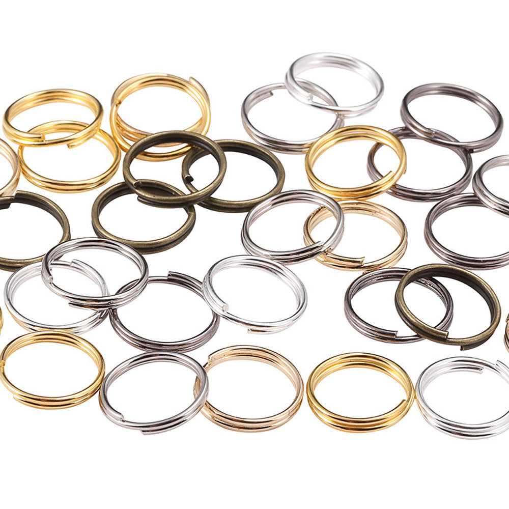 200pcs 4 10mm Jump Rings Split Rings for DIY Jewelry Making