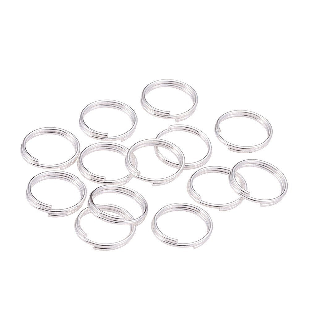 200pcs 4 10mm Jump Rings Split Rings for DIY Jewelry Making