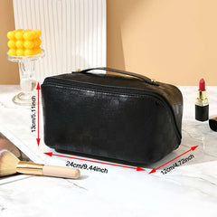 Plaid Pattern Makeup Bag Travel Toiletry Wash Bag
