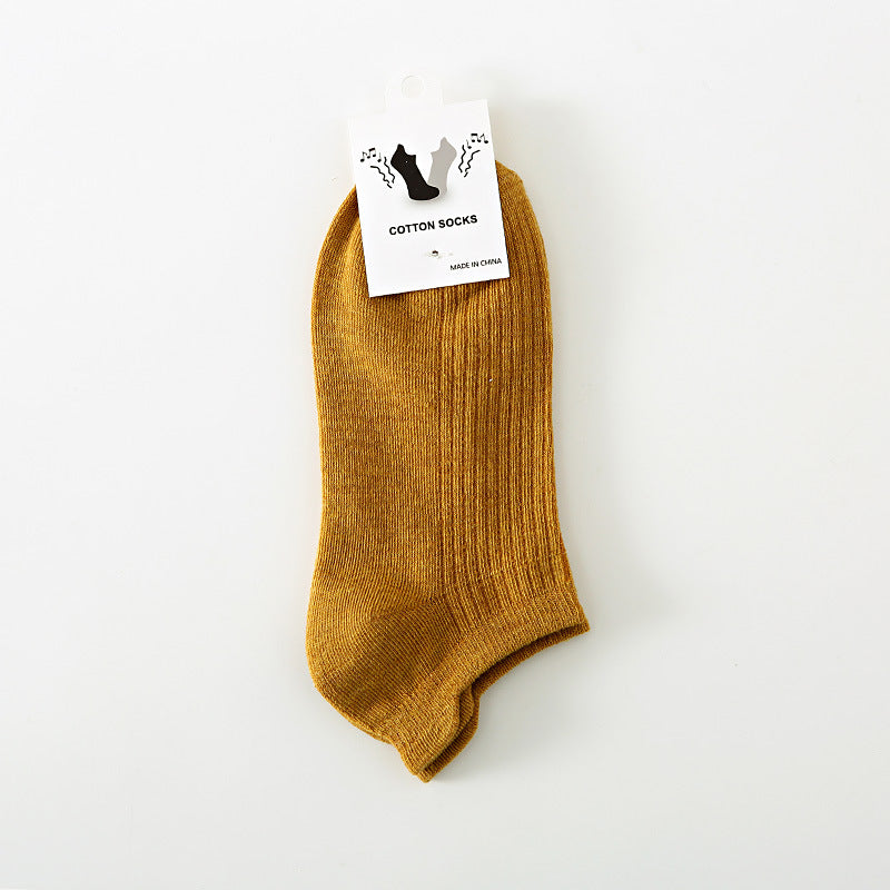 Solid Socks Soft & Lightweight Low Cut Ankle Socks Women's