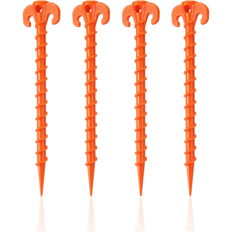4pcs Heavy Duty Tent Stakes Camping Canopy Anchor Beach Tent