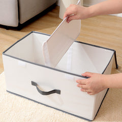 1 Pc Storage Box Lightweight Organizer With Cover Clothes Container